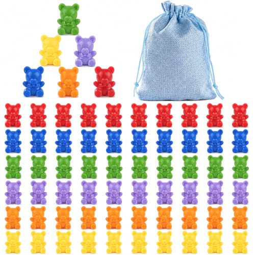 XINHUIDALSQ Rainbow Counting Bears