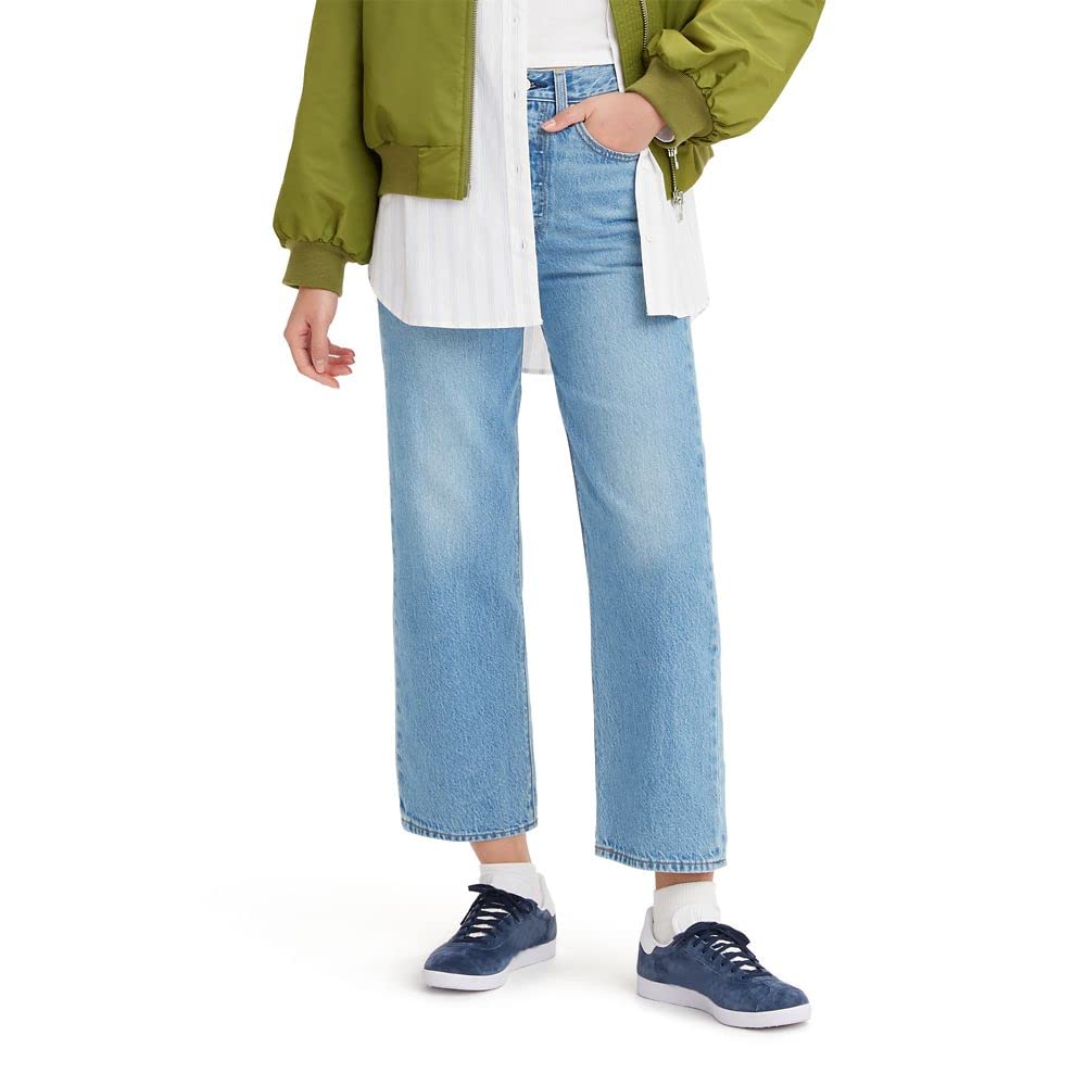 Levi's Womens Premium Ribcage Straight Ankle JeansJeans