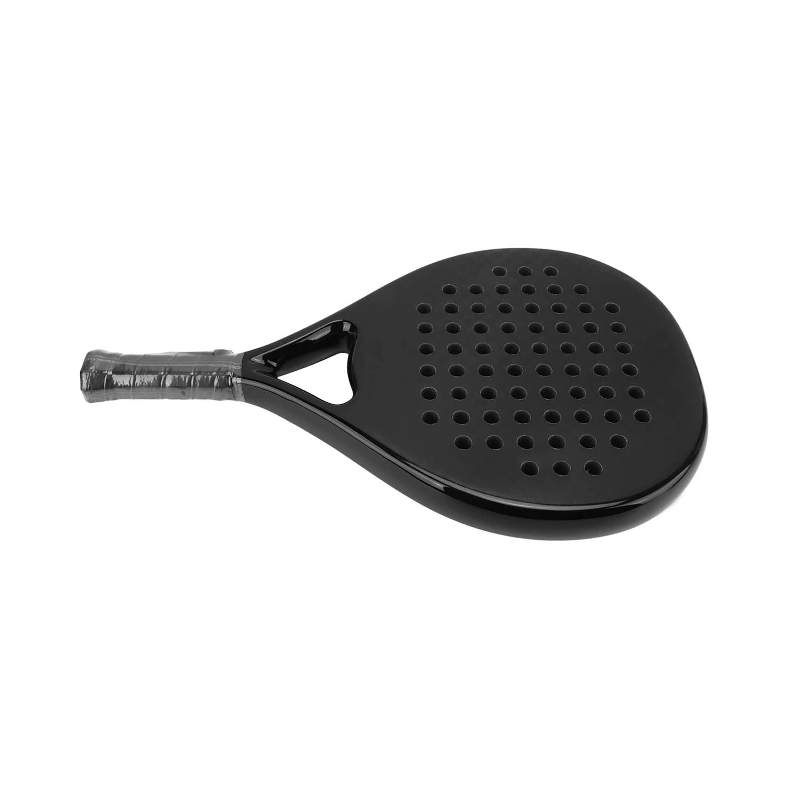 Full Carbon Fibre Beach Tennis Paddel mit Eva -Schaumkern für Hochleistungsschläge und Komfortable Kontrolle für Beachtennis -Enthusiasten Schwarz