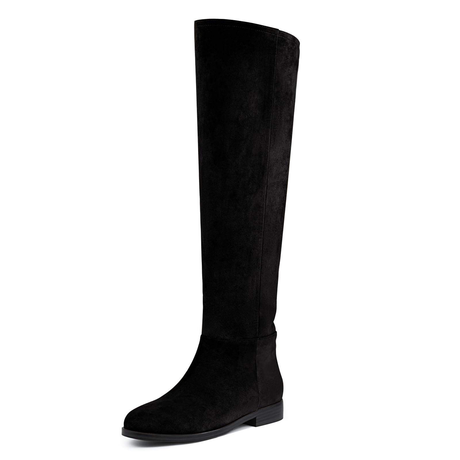 Over Knee High Boots Women Flat Rounded Toe Long Tall Boot