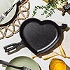 Lodge Seasoned Cast Iron Heart Skillet #4
