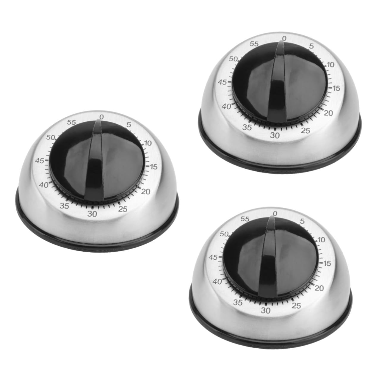 3 STK Küchenuhr Zeitmanagement-Tool Countdown-Erinnerung Erinnerung An Die Küchenzeit Rotierender Minutentimer Countdown-Zeit-Erinnerung Einfache Zeitschaltuhr Eieruhr Innen Metall Amosfun