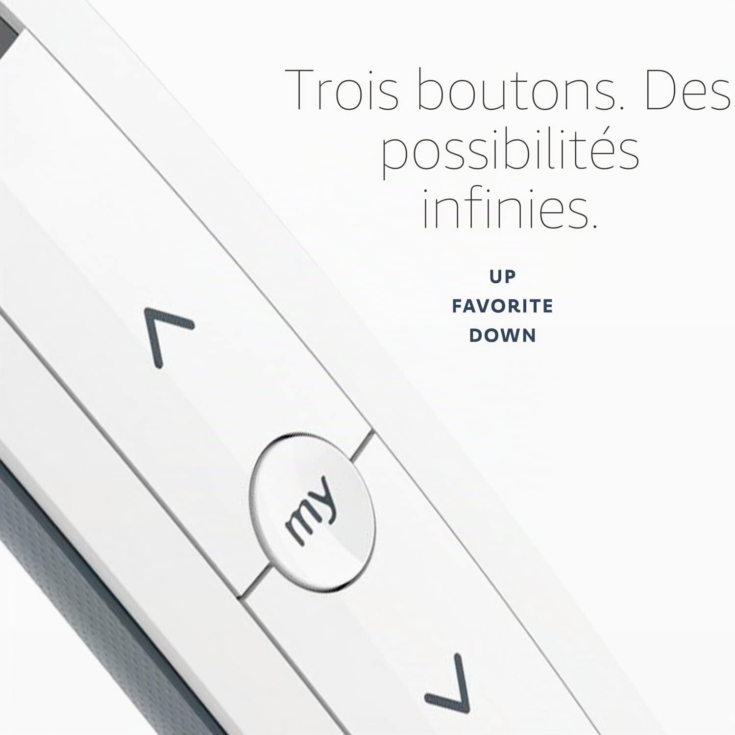 Somfy Situo 1 Pure - 74300 RTS - Contrôle abat-jour motorisé ou groupe nuances - Omni-directionnel, enregistre position préférée, blanc élégant - #1870571