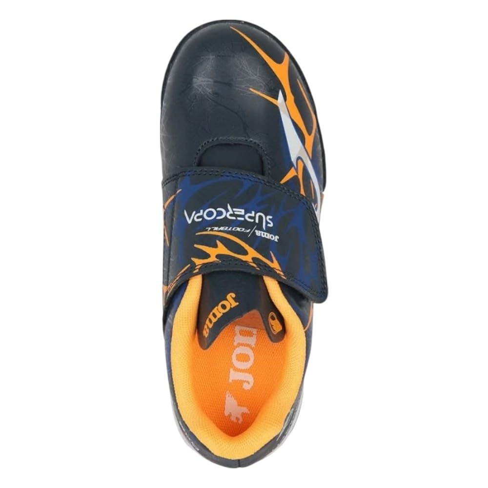 Zapatillas Joma Super Copa JR 2503 Azul Naranja Turf SCJW2503TFV NIÑO Futbol CESCEP Artificial TF