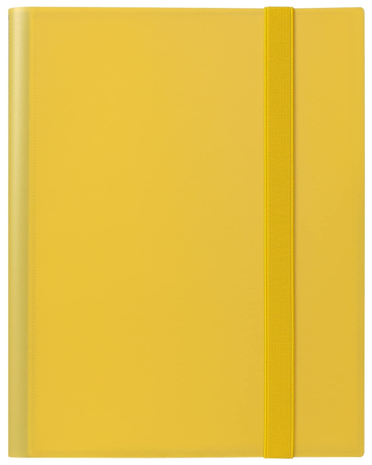 GEAofficeCard Binder, 9 Pockets Trading Card Album Folder, 360 Side Loading Pocket Binder for Sports&Game Cards, MTG and Other TCG, Yellow
