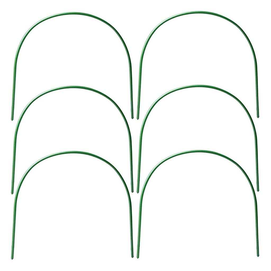 6 / 12pcs Gardening Gardening Piantatura Tunnel Hop Support Hops Hoops Plant Tool Tools, per Il Giardino Forniture per Serra Agricola (Size : 12PCS 3.2mm)