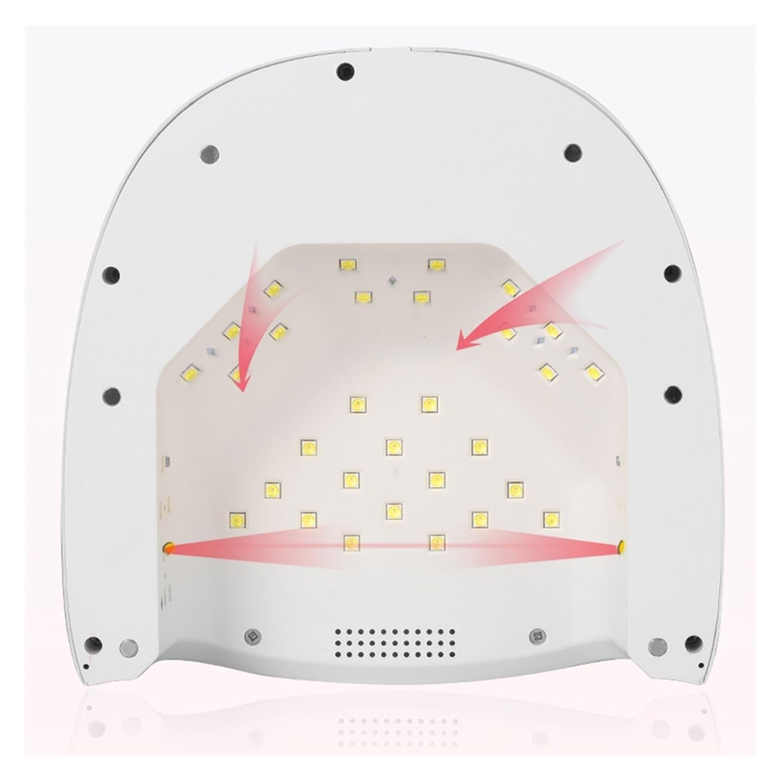 Lampa UV do paznokci, Lampa LED UV do paznokci 60 W Profesjonalna suszarka do paznokci Akumulatorowa lampa do paznokci Bezprzewodowy lakier żelowy UV Cure Light Bezprzewodowa lampa UV LED do paznokci