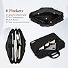 bagasin Laptoptasche Laptop Aktentasche Passt bis zu 15 15,6 16 Zoll Laptop Erweiterbare Wasserdichte Schultertasche Umhängetasche Tragetasche Notebooktasche PC Computer Tasche #2