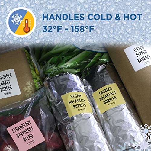 Étiquettes thermiques 4,4 cm adhésives pour code couleur et colis