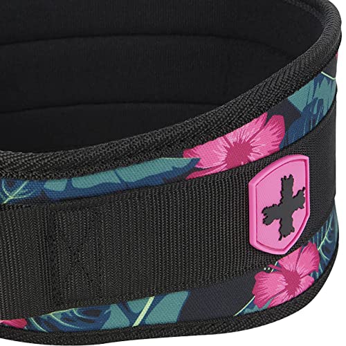Harbinger 4.5" Foam Core Weightlifting Belt-Supports Lower Back During Lifting,Foam Core Allows For Full Range Of Motion,Built To Fit Both Men and Women for Moderate Lifts,Large,Floral - Image 4