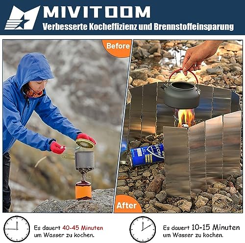 Windschutz Für Campingkocher – Tragbar, Faltbar, 10-teilig, Gesamtlänge 83 Cm, 190 G, Für Wandern, Camping, Picknick, Angeln Und Terrasse Windschutz Für Campingkocher – Tragbar, Faltbar, 10-teilig, Gesamtlänge 83 Cm, 190 G, Für Wandern, Camping, Picknick, Angeln Und Terrasse
