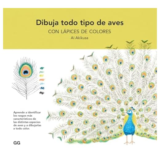 Dibuja todo tipo de aves con lápices de colores