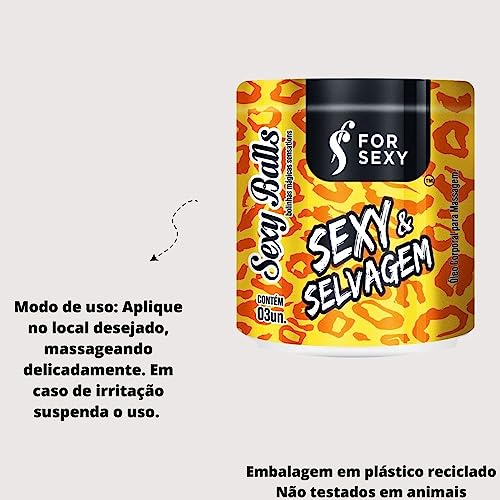 Bolinha Explosiva Sexy Selvagem com 3 un