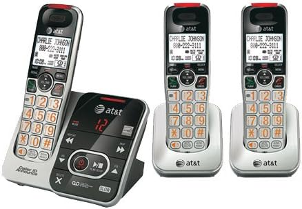 AT&T CRL32102 Cordless Phone and 2 CRL30102 Handsets