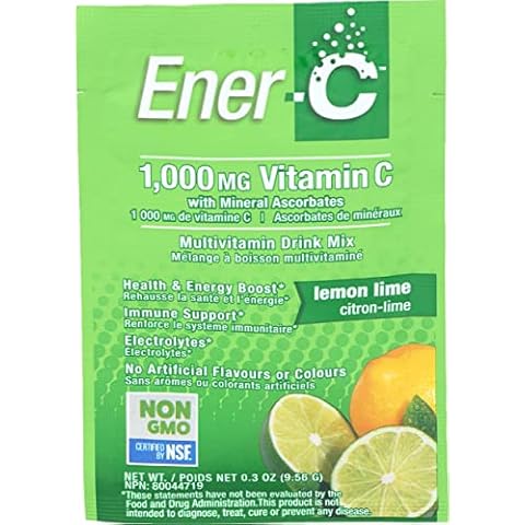 Ener-C 1000 mg Lemon Lime Vitamin C 30 Sachets, 40 g Cover