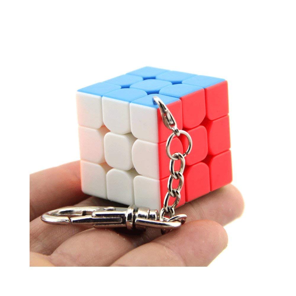 Amazon | FAVNIC キーホルダー マジックキューブ かわいい