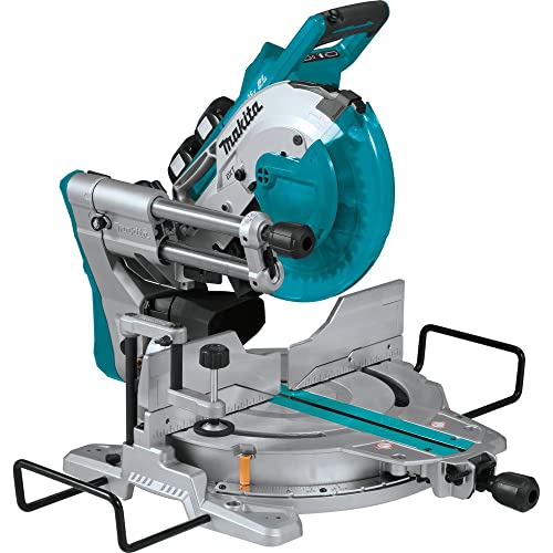 Image of Makita XSL06PT 18V x2 LXT Lithium-Ion (36V) Brushless Cordless 10 inch Dual-Bevel Sliding Compound Miter Saw with Laser Kit (5.0Ah)