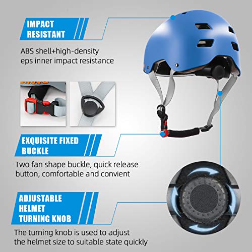 Kids Bike Helmet for Boys & Girls Aged 2–14 – Adjustable Cycling & Skateboard Helmet for Scooter, Skating,Riding - Image 4