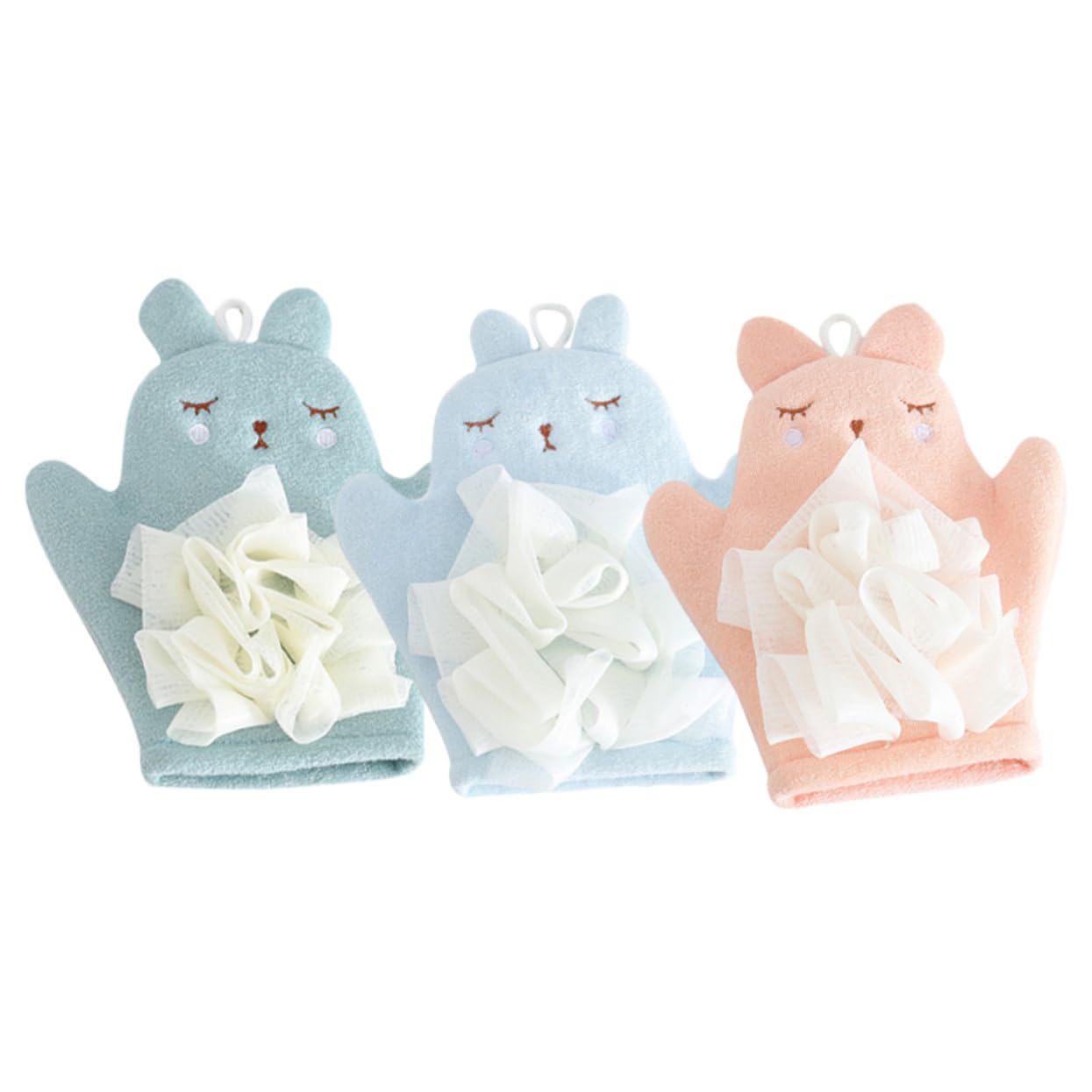 FOMIYES 3 Set Di Guanti Da Bagno Esfolianti Per Il Corpo Guanti Da Bagno Per Spa Guanti Esfolianti Per Un'esfoliazione Delicata E Una Della Bellezza 3 Pezzi*3