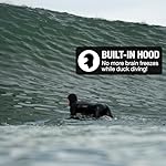 Ho Stevie! Men’s 5/4mm Hooded Surfing Wetsuit - Chest Zip Fullsuit with Hood - Warm Superstretch Neoprene w/GBS Seams - Image 4