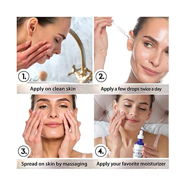 Hyaluronic-Acid-for-Face-100-Pure-Medical-Quality-Clinical-Strength-Formula-Anti-aging-serum-for-your-skin-and-lips-2-oz Hyaluronic Acid Serum for Face (2 Oz) - Serum for Skin and Lips - Hydrating and Moisturizing Face Serum for All Skin Types - Paraben and Fragrance-Free