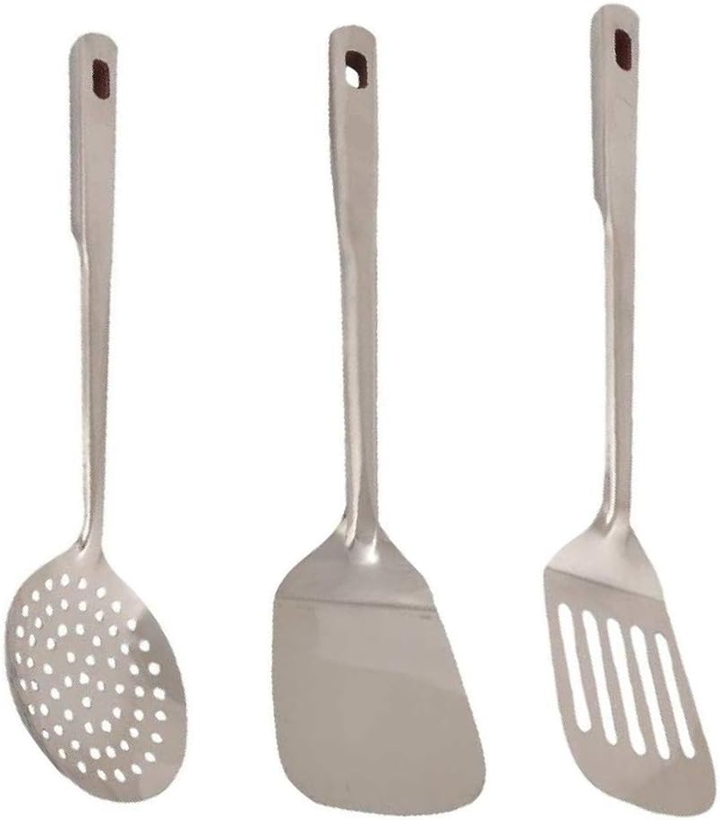Vessel Crew Stainless Steel Cooking Serving Pony, Dosa Palta and Egg Palta Spoon Set