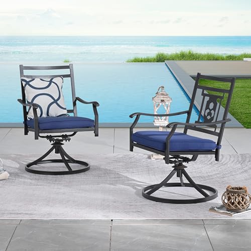 Lokaste Outdoor Patio Rocker Swivel Chairs