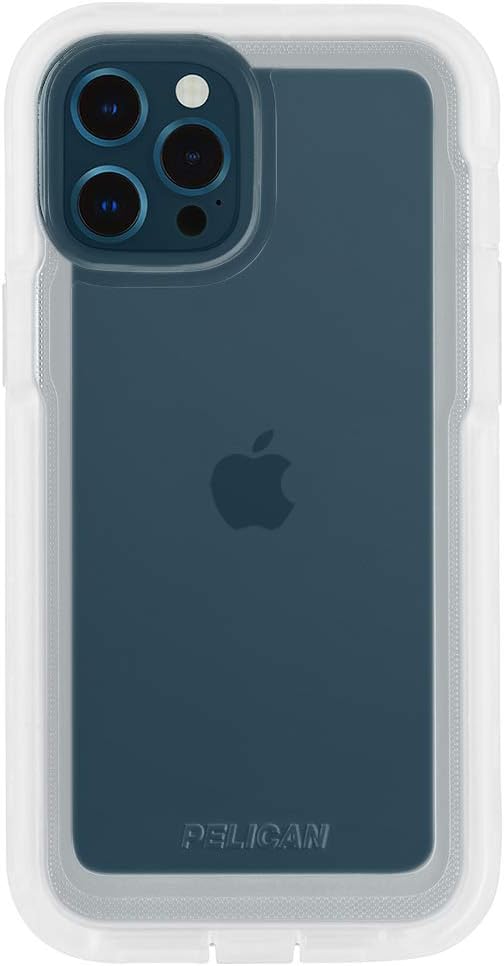 Pelican - MARINE ACTIVE Series - Case for iPhone 12 Pro Max (5G) - 18 ft Drop Protection - Lanyard Strap - 6.7 Inch - Clear
