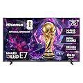 Hisense 75" E7 Cinema Series Hi-QLED Mini-LED 4K UHD Smart Fire TV (75E7SF, 2026 NEW) - Native 144Hz, AI Picture, Dolby Vision IQ · Atmos, FALD, HDR10+ Adaptive, MEMC, Alexa+