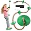 Green Disc/Brown Rope Swing