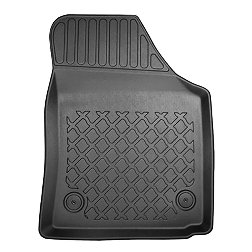 Mossa Alfombrillas aptas para VW Touran I Monovolumen (2003-2015) 4 uds. G | 5 o 7 plazas; sin la tercera fila