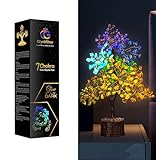 Crystiglow Glow in Dark Crystal Tree - 10 Inches, Handmade Chakra Tree | House Decor | Healing Crystals and Healing Stones for Desk, Room, or Cubicle Decor | Good Luck Gifts for Mom, Wife & Sister