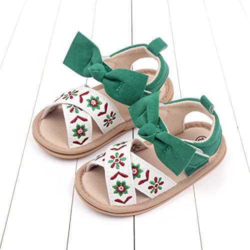 Summer Kids Infant Toddler Shoes Girls Sandals Open Toe Breathable Hook Loop Flower Carrot Pattern Sliders Kids Shoes3