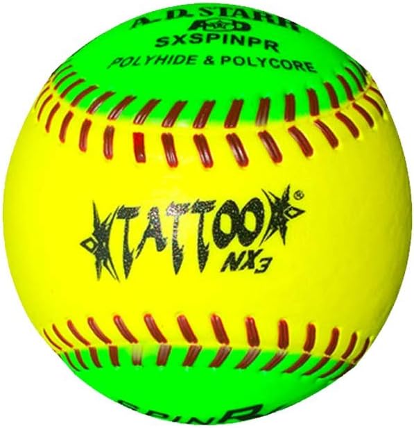 A.D. Starr Spinner Tattoo Softball (Dozen)