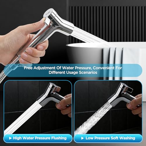 Adjustable Pressure Handheld Bidet Sprayer