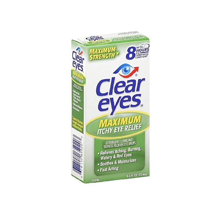 Buy Clear Eyes Itchy Eye Relief Eye Drops0.5 oz Online at desertcart UAE