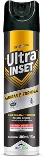 Kit 3 Inseticida Aerossol Formiga Barata Ultra Inset 300ml