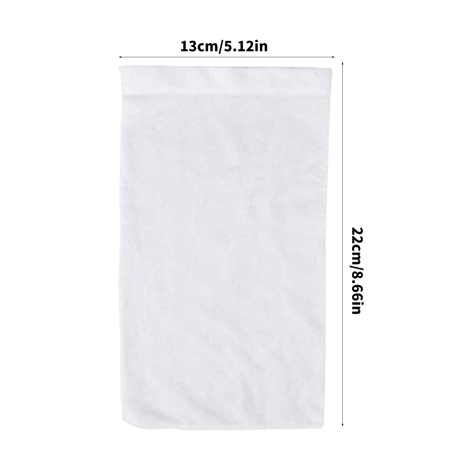Lot de 100 chaussettes filtrantes pour piscine pour l'entretien du spa, texture polyester, 13 x 22 cm, sac filtrant rectangulaire, adapté pour l'entretien de routine des jeux d'eau, skimmer
