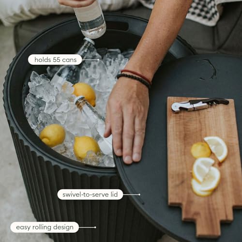 Image of Veradek Cooler Side Table - Outdoor Cooler Table and Ice Chest