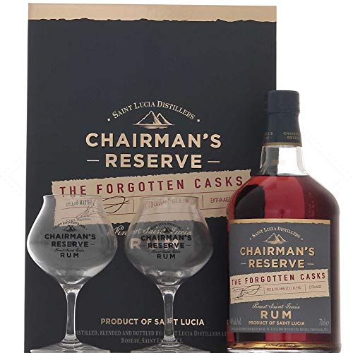 Chairman's Reserve Forgotten Cask en coffret 2 verres 40° Cover