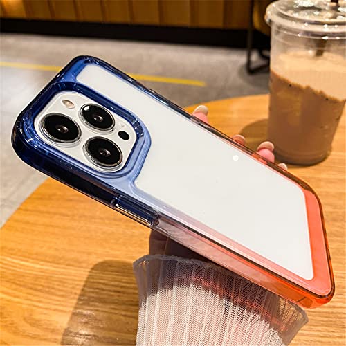 Housse antichoc iPhone 13 Pro Max acrylique HD et silicone souple dégradé