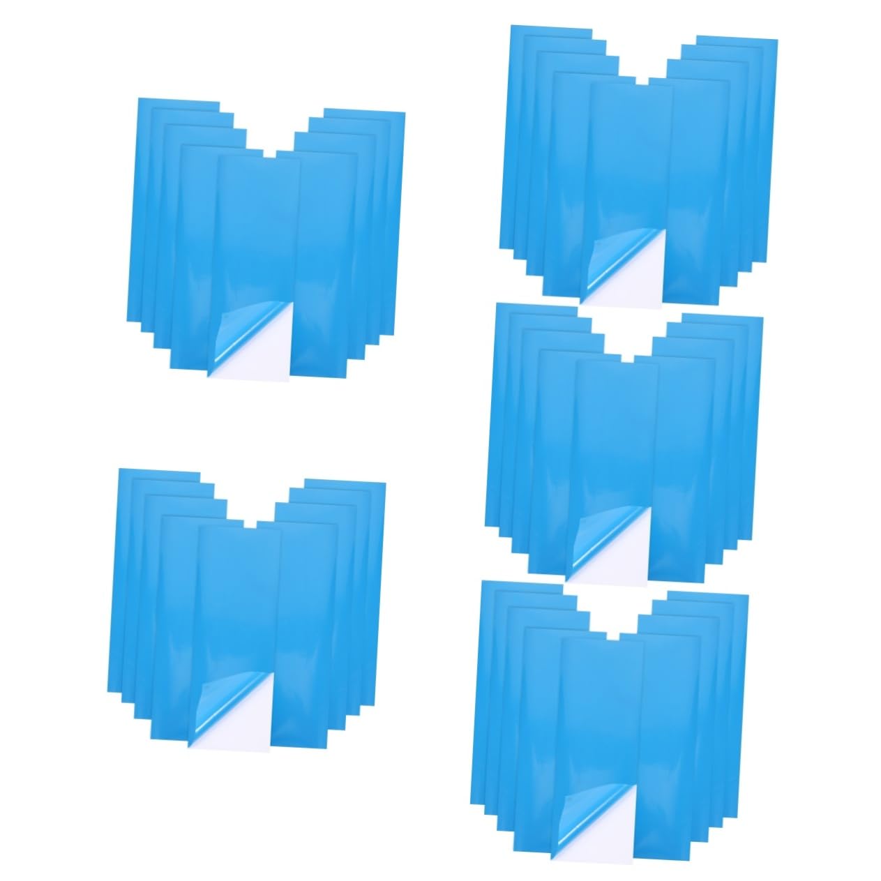 INOOMP PVC Re Colle Vinyle Revêtement De Piscine Re Kit Lits Pneumatiques Re Patch Bouée Re Patch Vinyle Re Patch Kit Revêtement De Piscine Re Patch Étanche Re Patch Bleu