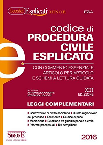 Codice di procedura civile esplicato. Ediz. minor. Con aggiornamento online Codice di procedura civile esplicato. Ediz. minor. Con aggiornamento online