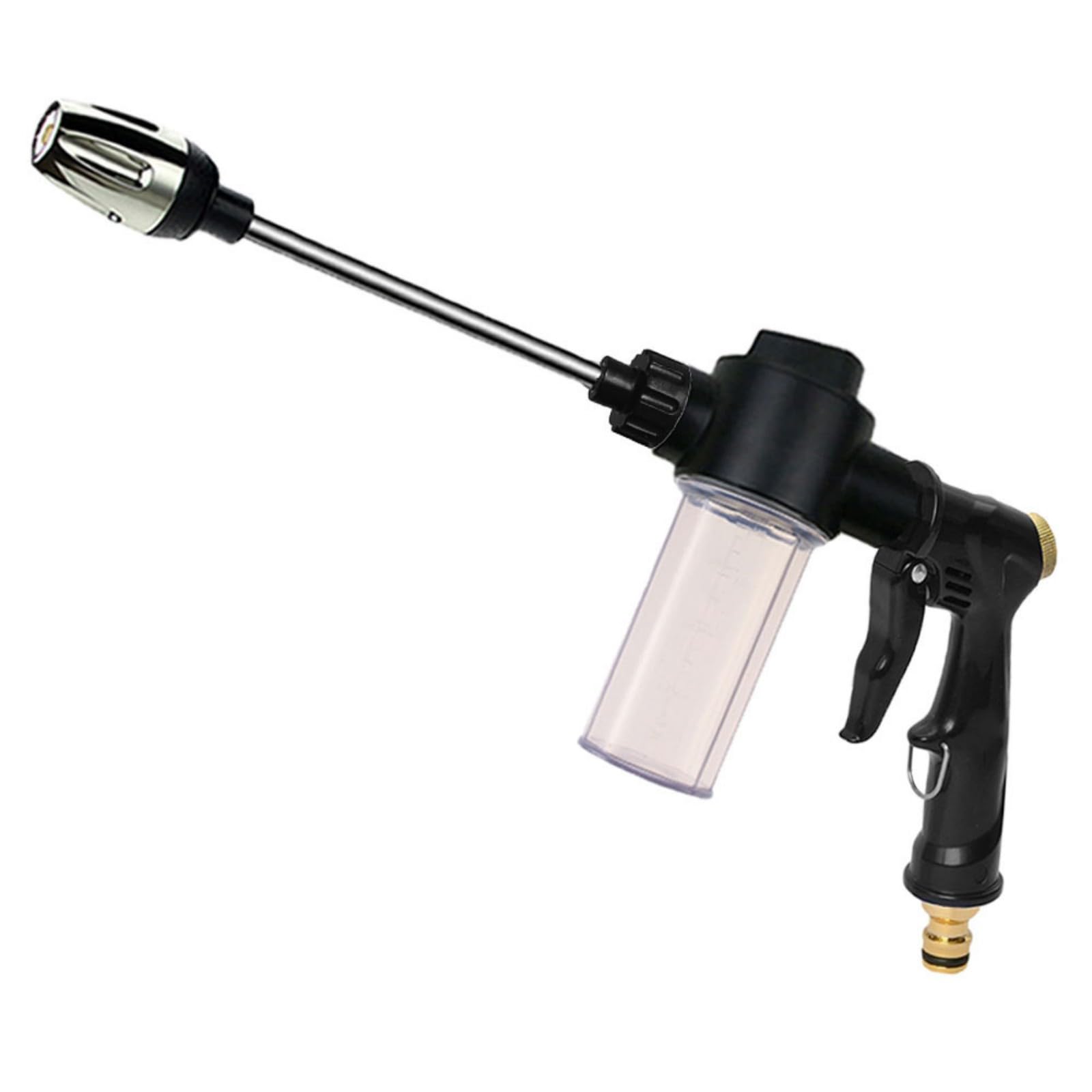 LUCKGONI 360 Degree Adjustable Garden Hose Nozzle Offering 3 Water Modes For Irrigation And