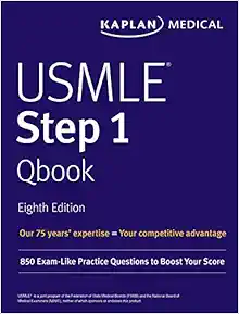 USMLE Step 1 Qbook: 850 Exam-Like Practice Questions to Boost Your Score (USMLE Prep) book cover