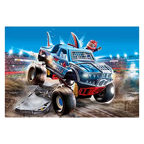 Playmobil 70550 Stunt Show Shark Monster Truck, for Children Ages 4 - 10
