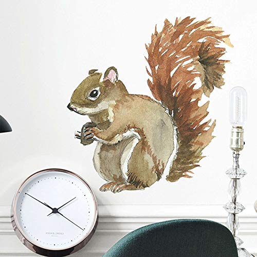 Vinilo Decorativo 3D Ardilla Amoda Marrón miniatura 2