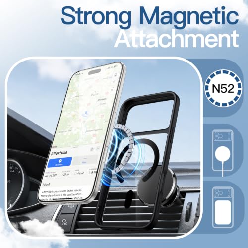Image of JETech Magnetic Cover Case for iPhone New Pro Max, Black