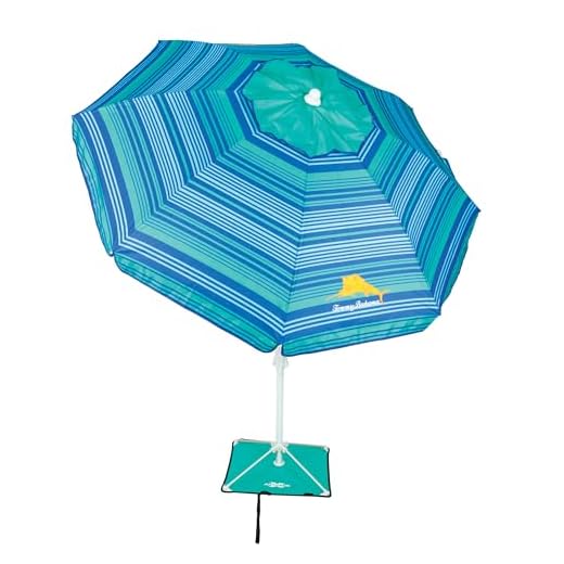 Best sturdy beach umbrella Tommy Bahama 6' ANCHORX Umbrella