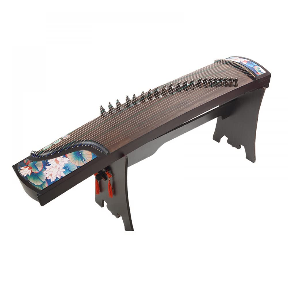 Dorosły lite drewno Guzheng drzewo sandałowe 163 cm długości 21 strun Guzheng żółta rzeka wiatr nadaje się dla początkujących osiągów